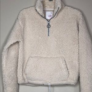 Women’s So cozy zip up neck Sherpa